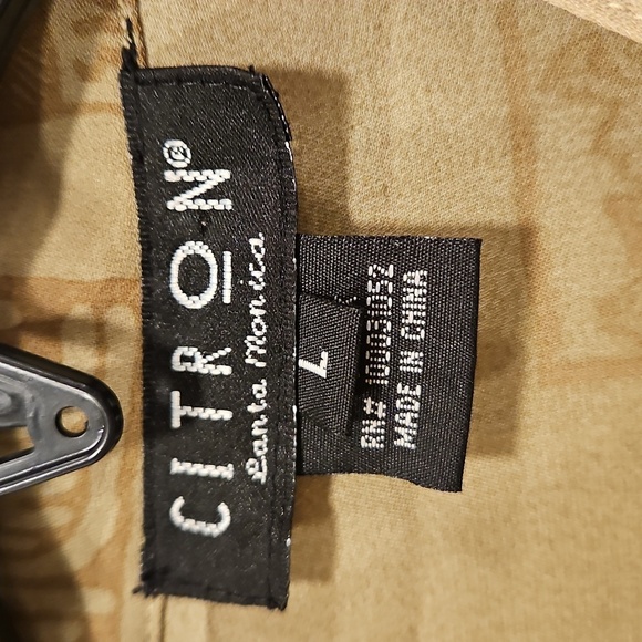 💕CITRON SANTA MONICA💕 Asian Inspired 100% Silk Blouse ~ Green Large NWOT - Picture 10 of 12